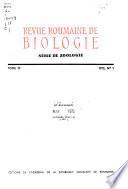 Revue roumaine de biologie