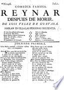 Reynar despues de Morir. (Ines de Castro).