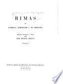 Rimas de Lupercio y Bartolomé L. de Argensola