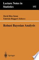 Robust Bayesian Analysis