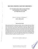 Roches ornées, roches dressées