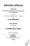 Romancero castellano o coleccion de antiguos romances populares de los espanoles