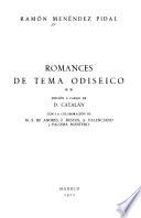 Romancero tradicional de las lenguas hispánicas (español, portugués, catalán, sefardí)