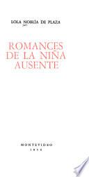 Romances de la niña ausente