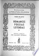 Romances, poesías, leyendas