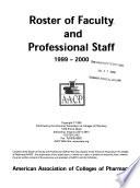 Roster of Faculty and Professional Staff