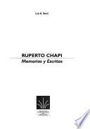 Ruperto Chapí, memorias y escritos