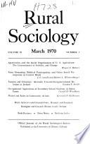 Rural Sociology