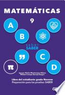 Saber SABER Matemáticas 9. Libro del estudiante grado noveno