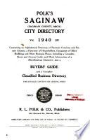 Saginaw City Directories