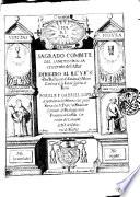 Sagrado combite del sanctissimo sacramento del altar dirigido al ill.mo y r.mo s.or Don Balthassar de Sandoual y Noscoso ... por el p.f. Gabriel Lopez de la Orden de los Minimos del gran patriarcha S. Francisco de Paula ..