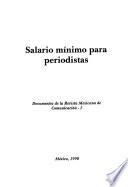 Salario mínimo para periodistas