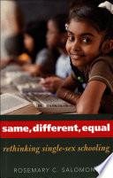 Same, Different, Equal