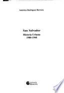 San Salvador, historia urbana 1900-1940