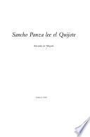 Sancho Panza lee el Quijote