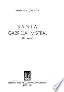 Santa Gabriela Mistral