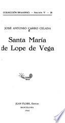 Santa María de Lope de Vega
