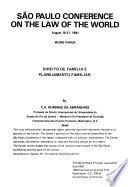 São Paulo Conference on the Law of the World, August 16-21, 1981