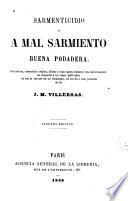 Sarmenticidio; ó, A mal Sarmiento buena podadera