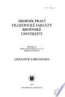 Sborník prací Filosofické fakulty Brněnské university