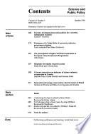 Science & Public Policy