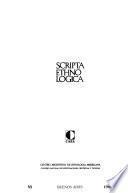 Scripta ethnologica