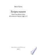 Scripta manent