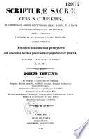 Scripturae Sacrae cursus completus