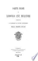 Scritti inediti di ... pubblicati a celebrare il secondo centenario dalla nascita di lui