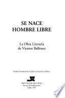 Se nace hombre libre