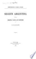 Sección argentina en la Biblioteca Nacional de Montevideo