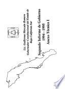 Segundo informe de gobierno, 1994-1995: Anexo Técnico I