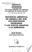 Seguridad ambiental en América del Sur