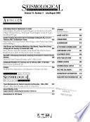 Seismological Research Letters