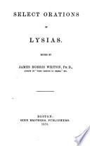 Select Orations of Lysias