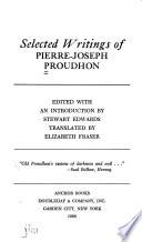 Selected Writings of Pierre-Joseph Proudhon