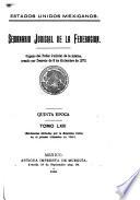 Semanario judicial de la Federación