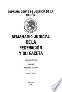 Semanario judicial de la Federación y su gaceta