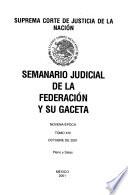 Semanario judicial de la Federación y su gaceta