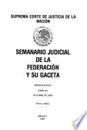 Semanario judicial de la Federación y su gaceta