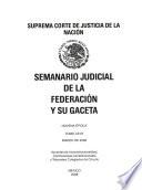 Semanario judicial de la Federación y su gaceta