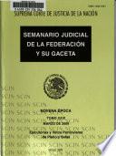 Semanario judicial de la Federación y su gaceta