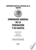 Semanario judicial de la Federación y su gaceta