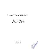 Seminario archivo Rubén Darío
