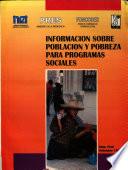 Seminario información sobre población y pobreza para programas sociales