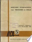 Seminario Internacional Para Profesores de Suelos