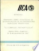 Seminario Sobre Estrategias de Diversificacion de las Exportaciones Agricolas Argentinas