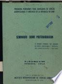 Seminario Sobre Postgraduacion