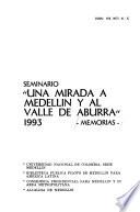 Seminario una mirada a Medellín y al Valle de Aburrá