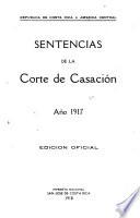 Sentencias de la Corte de Casación